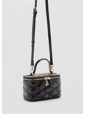 Mango Kapitone vanity çanta
