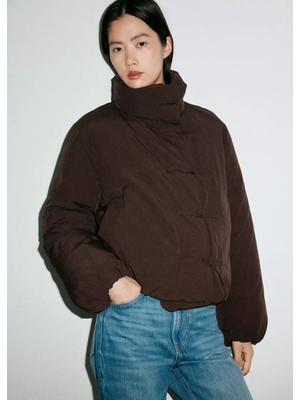 Mango Kapitone Çoban Düğmeli Anorak