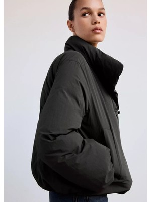 Mango Kapitone Çoban Düğmeli Anorak