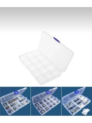 Maison Luré Çok Bölmeli Ayarlanabilir Plastik Düzenleyici Kutu, Organize ve Temiz Tutun