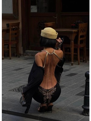 Ayessa Morliva Vera Royale Dress Mini Tasarım Elbise