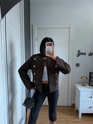 Ayessa Morliva Yeni Sezon Pullu Chanel Model Ceket