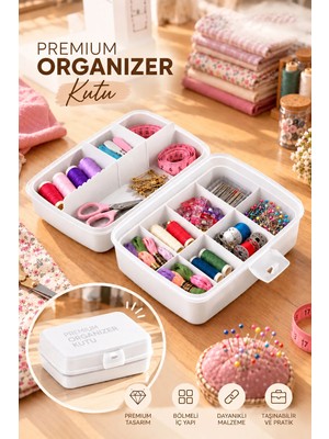 1192 Premium 12 Bölmeli Çok Amaçlı Organizer Saklama Kabı