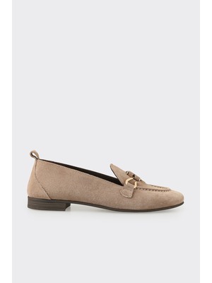 Elle Vizon Deri Kadın Loafer