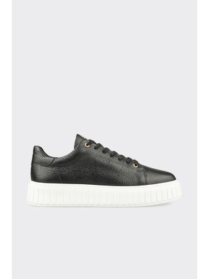 Elle Black Leather Men's Sneakers