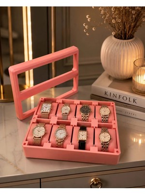 Maison Luré Şık ve Dayanıklı Saat Kutusu, Düzenli Saklama Için Ideal Seçim Makyaj & Takı Organizeri