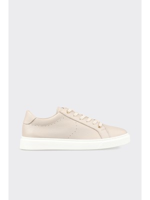 Elle Taupe Leather Men's Sneakers