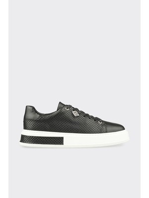 Elle Black Leather Men's Sneakers