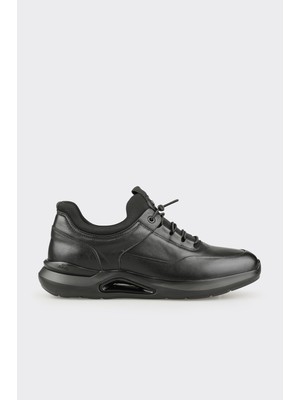 Elle Black Leather Men's Sneakers