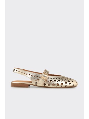 Elle Gold Leather Women's Casual Shoes