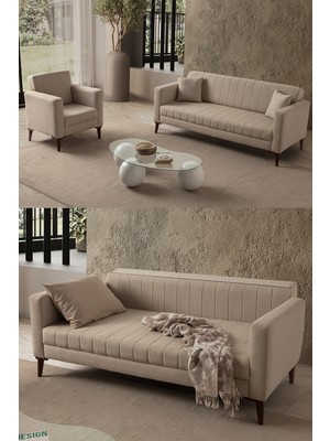 İndes Home Indes Home Nova 3+1 Koltuk Takımı