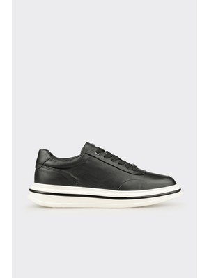 Elle Black Leather Men's Sneakers