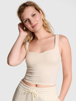 Victoria's Secret Soft Seamless Sweetheart-Neck Top