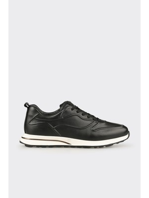 Elle Black Leather Men's Sneakers