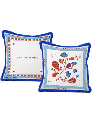 Baci Milano Mamma Mia Leaves Yastık Cotton 60X60 cm