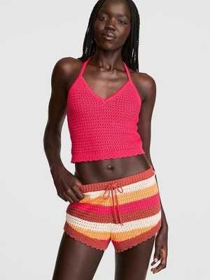 Victoria's Secret Crochet Detail Mini Shorts