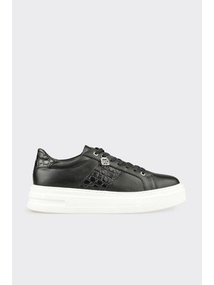 Elle Black Leather Men's Sneakers