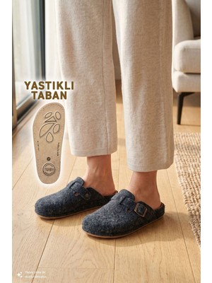 Twigy Tuana Kadın,Garson Boy Ev Terliği Lacivert 36/40