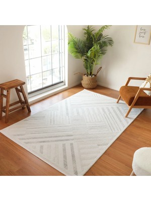 Kaşmir Halı 7/24 Elegante Lumina Grey 80X150 cm