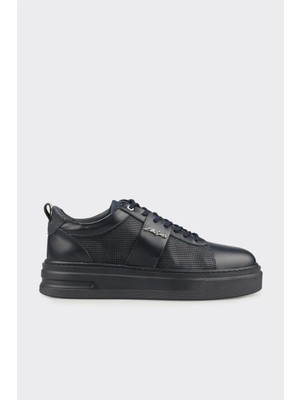 Elle Navy Leather Men's Casual Shoes