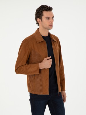 Cacharel Camel Leather Jacket