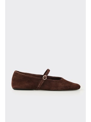 Elle Brown Leather Women's Casual Shoes