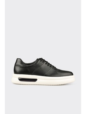 Elle Black Leather Men's Sneakers