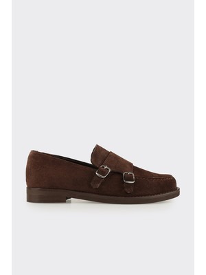 Elle Brown Leather Women's Casual Shoes
