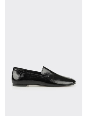 Elle Black Leather Women's Casual Shoes