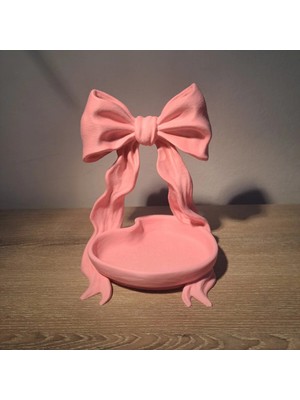 Maison Luré Şık 3D Fiyonk Takı Organizeri, Dekoratif Masaüstü Düzenleyici Makyaj & Takı Organizeri