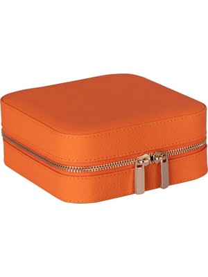 Bloominbag Amanda Sunset Amber Grande Hakiki Deri Takı ve Mücevher Kutusu