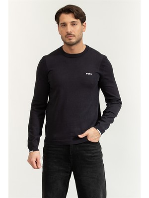 Boss Men's Knitwear Blue