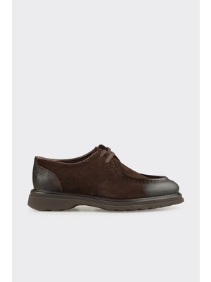 Elle Brown Leather Men's Casual Shoes