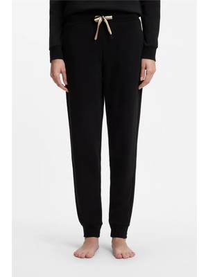 Boss Cp Stripe Pants Cuff Kadın Eşofman Altı Siyah