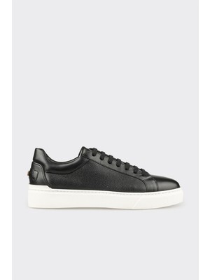 Elle Black Leather Men's Sneakers