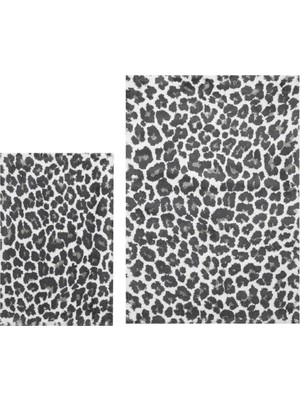 Mudo Home Leopar 2'li̇ Banyo Paspas Seti̇