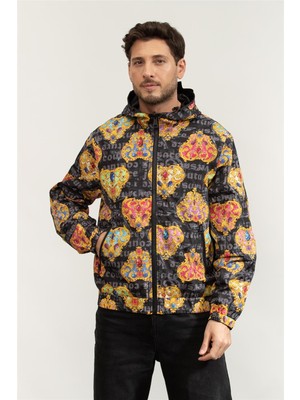 Versace Jeans Couture 76GAS405CQ01S Rev Heart Couture Jacket Black