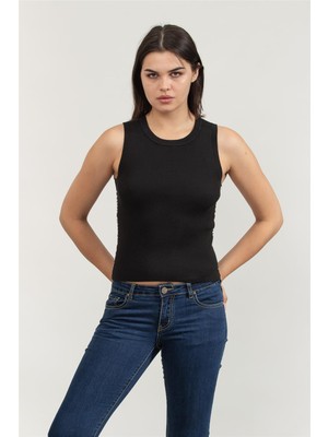 Dkny Kadın Kolsuz T-Shirt Siyah