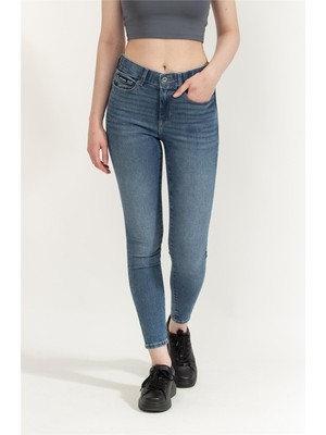 Dkny Kadın Jean Pantolon Mavi