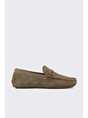 Elle Green Leather Men's Casual Shoes