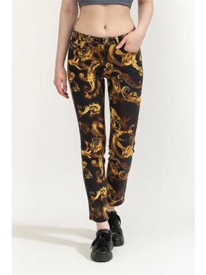 Versace Jeans Couture 76HAB5S0ES084ENZ C Slim Melissa Trousers/5pocket Siyah