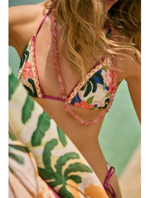 Agua Bendıta Agua Bendita Lolita Thamar 20085 Kadın Bikini Üstü Çok Renkli