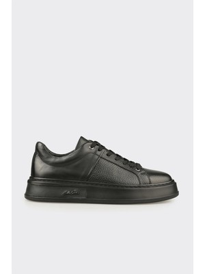 Elle Black Leather Men's Sneakers