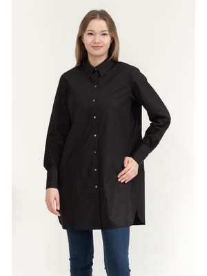 Karl Lagerfeld Rhinestone  Kadın Tunik Siyah