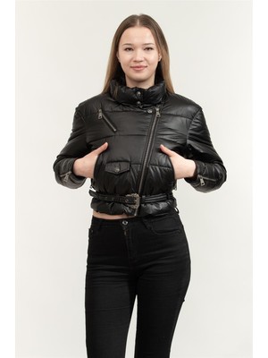 Versace Jeans Couture Kadın Mont Siyah