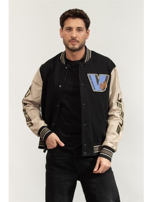 Versace Jeans Couture 76GAS424CND03 Vjc Patch Jacket Sand Beige