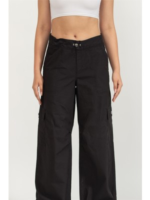 Dkny Kadın Kargo Pantolon Siyah