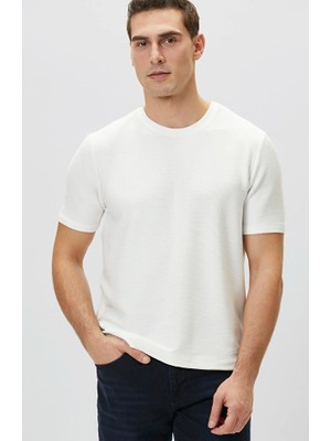 Network Ekru Jakarlı T-Shirt
