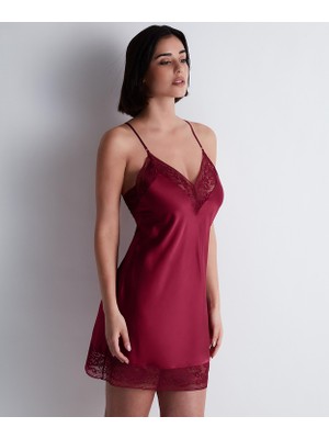 Aubade Nuisette Midnight Whisper Gecelik Kırmızı