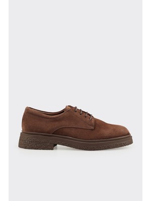 Elle Brown Leather Women's Casual Shoes